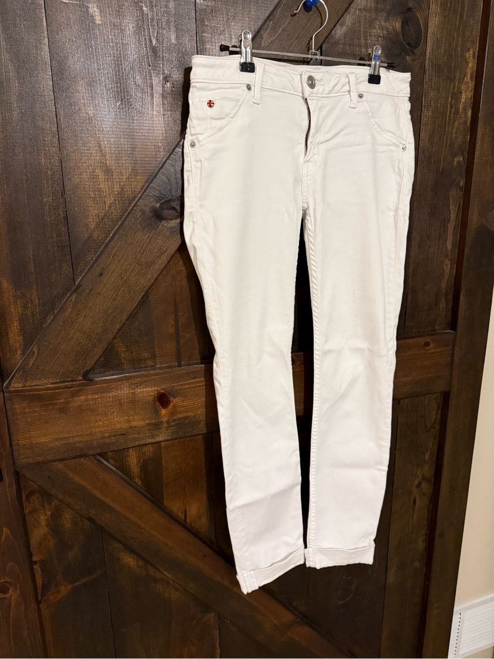 Hudson Jeans Women’s White Skinny Jeans